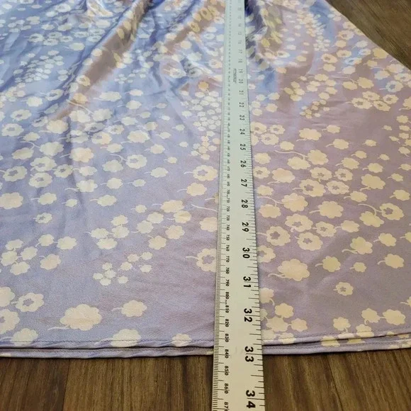 Oscar by Oscar De La Renta Womens Pink Label Nightgown Size S Purple Floral